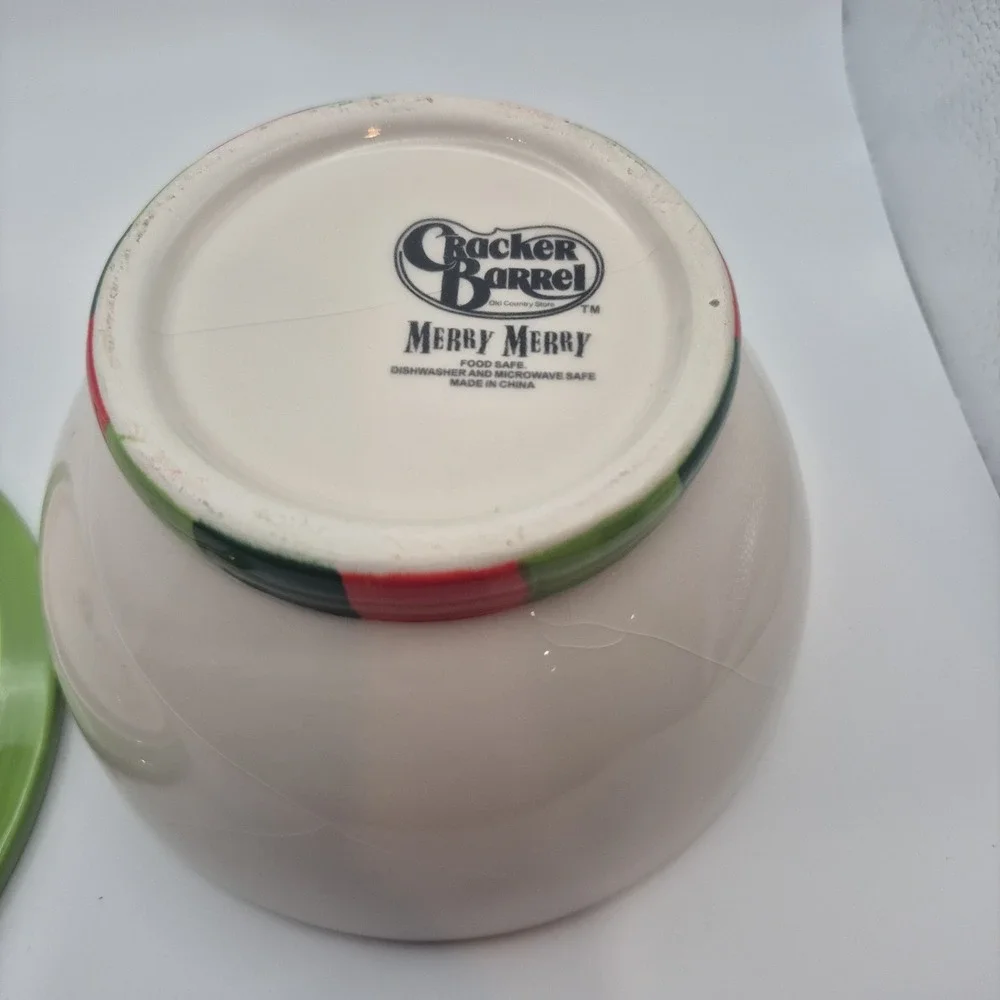 Cracker Barrel Snowman Serving Dish